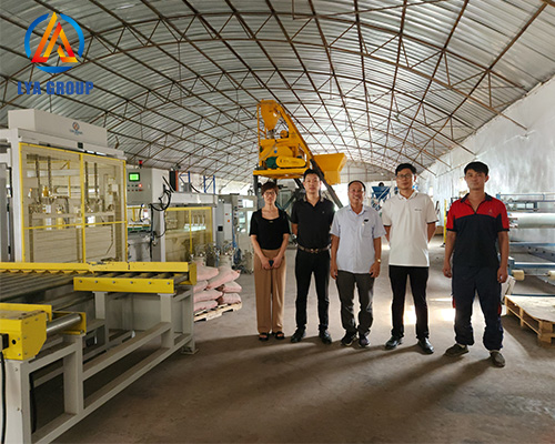 Automatic concrete artificial stones production line machine