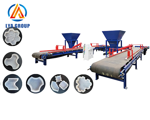 Semi automatic concrete paver block machine