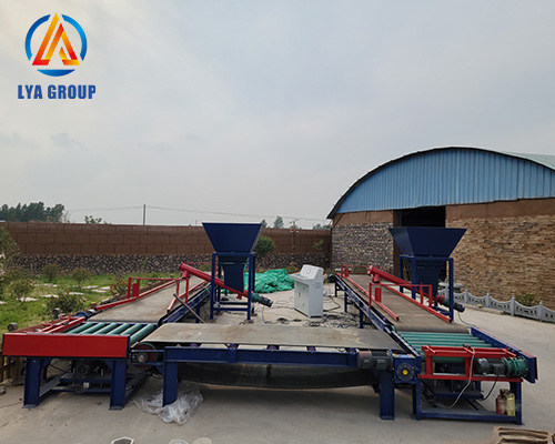 Artificial stones making production line concrete retaining block casting machine