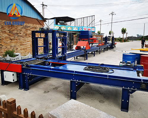 New mixture vibration paving fully automatic clay artificial stone production line