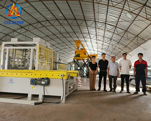 Fully automatic artificial stone production line concrete dosing system