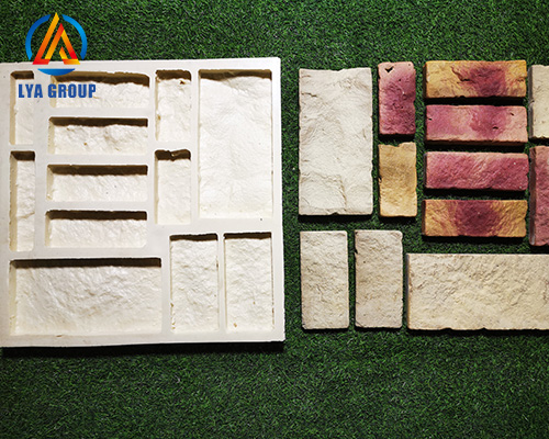 artificial stone rubber casting silicone mold concrete stone