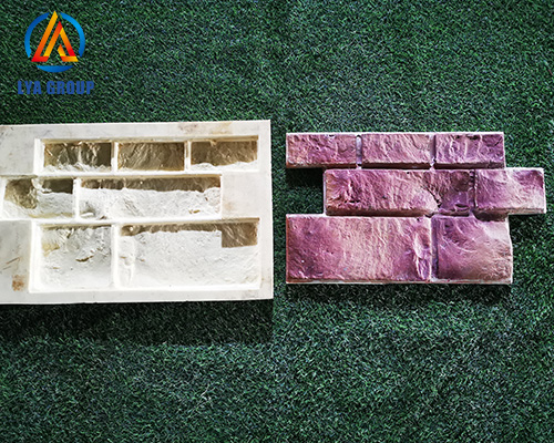 Hot sale high quality silicone artificial stone mold veneer molds for wall decoration